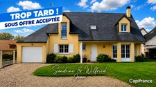 LES TROIS LACS (27) - Maison individuelle - 4 chambres + bureau - vie de plain-pied - terrain de 1200 m²