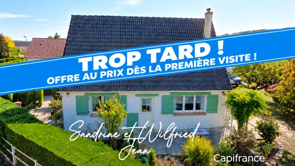LES TROIS LACS (27) (Venables) - Maison individuelle avec vie de plain-pied – 3 chambres, sous-sol + garage.
