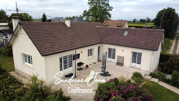 Marbeuf - Maison de plain-pied sur sous-sol complet - grenier - garage indépendant