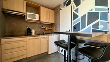Studio 23m² et sa terrasse, Merdassier (Manigod 74) – Exposition sud et vue sur les montagnes