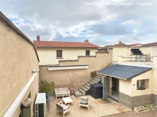 Maison à vendre 6 pièces GERZAT (63) Centre-ville Maison familiale de caractère de 145 m² avec terrasse, toit-terrasse, cuisine d'été, garage et cave voûtée