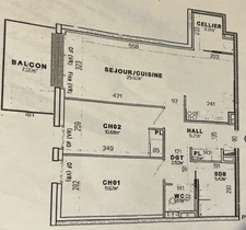 Appartement à vendre 3 pièces (63) T3 de 67,60 m² à Aulnat résidence récente et sécurisée