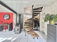 Maison à vendre 6 pièces GERZAT (63) Centre-ville Maison familiale de caractère de 145 m² avec terrasse, toit-terrasse, cuisine d'été, garage et cave voûtée