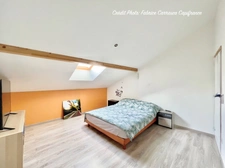 Maison en pierre dans une ancienne grange Brayaude, P5 à SAINT-BONNET-PRES-RIOM (63) avec 4 chambres