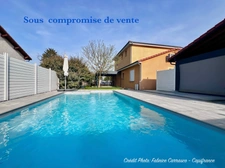 MARINGUES 63: Maison familiale de 144 m² avec piscine, 6 chambres, garage, jardin et pergola bioclimatique, panneaux photovoltaïque