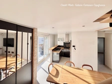 Maison en pierre dans une ancienne grange Brayaude, P5 à SAINT-BONNET-PRES-RIOM (63) avec 4 chambres