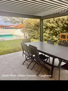 MARINGUES (63) Maison P7, 144 m², Piscine, terrasse bioclimatique, Garage + Carport, jardin 