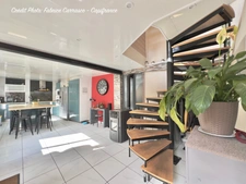 Maison à vendre 6 pièces GERZAT (63) Centre-ville Maison familiale de caractère de 145 m² avec terrasse, toit-terrasse, cuisine d'été, garage et cave voûtée