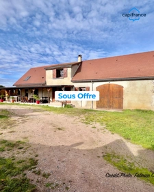 Dpt Allier (03) A vendre à Varennes sur Allier - Longère T6 garages, grande terrasse couverte, terrain clos et arboré de 4621m2