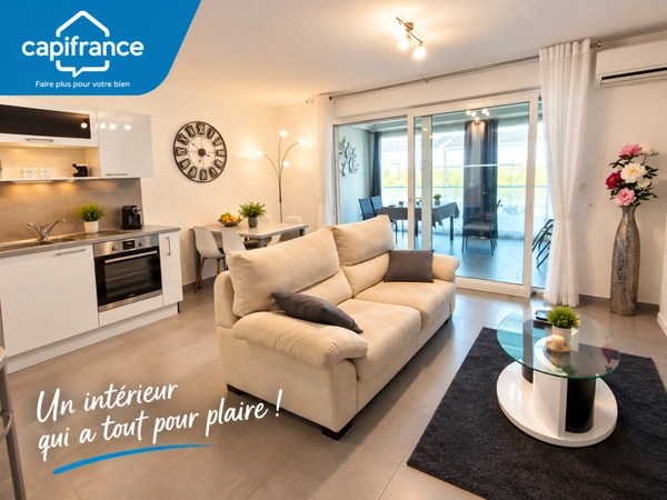 VALRAS-PLAGE – À 2 pas de la mer ! Appartement type "maison" 67 m² + garage et jardin. Prestations parfaites, coup de cœur garanti dès la 1ère visite !