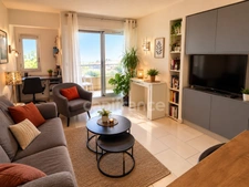 CAP D’AGDE – VUE PORT EXCEPTIONNELLE – T2 36 M² – BALCON –PISCINE - CONCIERGE - GARAGE FERMÉ – VENDU MEUBLÉ