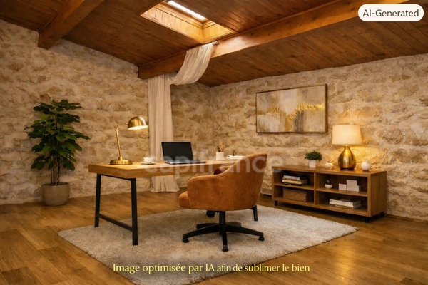 « Villespassans (34)– Maison de village 58 m², 2 chambres, climatisée, petit prix » 