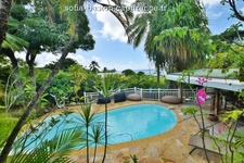 Charming property with sea and Diamond Rock views, two villas and swimming pool – For sale, Martinique (972)