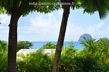 Charming property with sea and Diamond Rock views, two villas and swimming pool – For sale, Martinique (972)