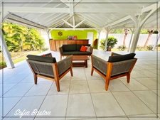 Sainte-Anne Plage – Villa T7 de 220 m²hab.+ 231m2 de terrasses - Piscine - bungalows annexes– Terrain 1 409 m² – Martinique (972)