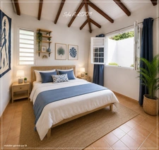 Les Trois-Îlets (972)  SOUS COMPROMIS  Maison T4 -186 m² au sol avec grande terrasse, piscine et appartement T2 indépendant à vendre