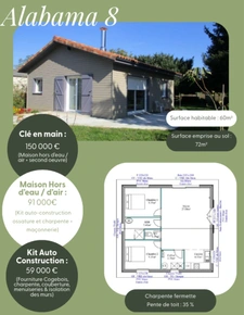 Terrain à vendre de 700,00 m² LE HOUGA (32) LOT 2