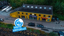 Ensemble Murs et fonds Voilerie et accastillage sur le port de Tréboul (Douarnenez - 29)