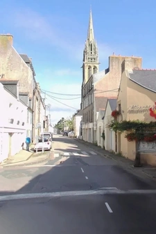 Charmant T2  au calme en plein centre-ville de DOUARNENEZ-à deux pas des ports et des plages 