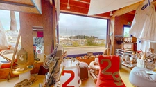 Ensemble Murs et fonds Voilerie et accastillage sur le port de Tréboul (Douarnenez - 29)