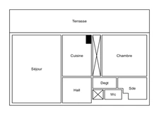 Appartement à vendre 2 pièces LE CANNET (06)