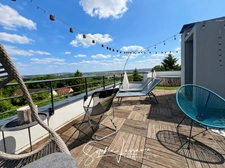 7-room architect-designed house with roof terrace in MEZY SUR SEINE