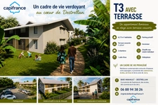 T3 avec terrasse dans un environnement paysager privilégié à Baie-Mahault