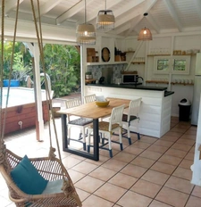 Havre Tropical avec bungalow et piscine  4P – Sainte-Anne