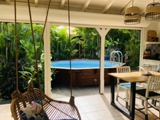 Havre Tropical avec bungalow et piscine  4P – Sainte-Anne