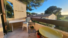 T1 cabine, piscine tennis,  face au golf du Cap d'Agde