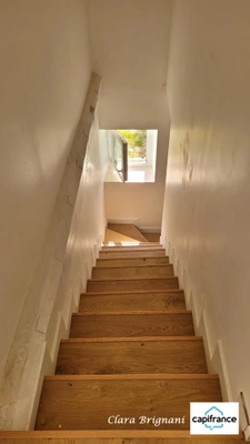 Maison de ville rénovée à vendre, 4 pièces, jardin - SAINT VRAIN