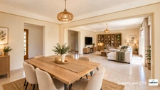 Maison à vendre - 6 pièces, 156m² à Avrainville - sous-sol total et terrain arboré de 1 555 m² 