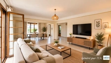 Maison à vendre - 6 pièces, 156m² à Avrainville - sous-sol total et terrain arboré de 1 555 m² 