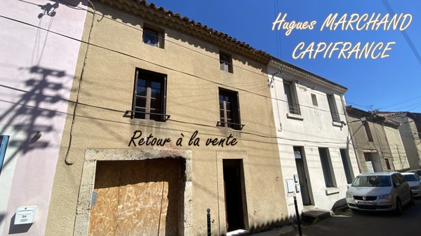 Maison à vendre 5 pièces, garage et jardin à LEZIGNAN CORBIERES (11200)