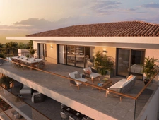 appartement à vendre 4 pièces en toit terrasse CANNES (06)