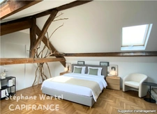 Duplex d’exception, vue Oise - Charme et volumes généreux