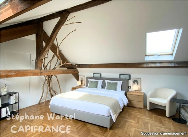 Duplex d’exception, vue Oise - Charme et volumes généreux