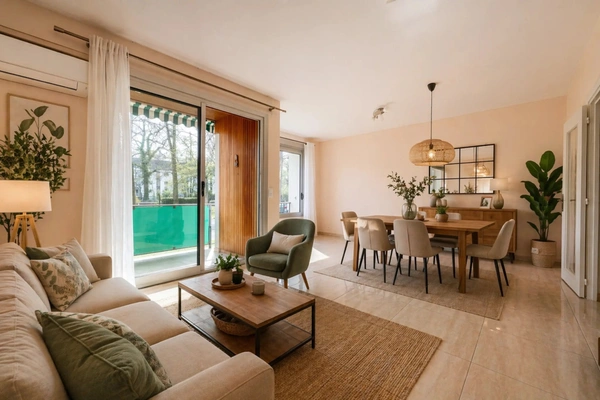 Appartement T4 à Gouvieux (60) : Au calme au cœur d'un écrin de verdure privé et proche gare