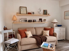 DEAUVILLE – Studio cabine avec balcon, vue sur le parc
