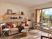 DEAUVILLE – Studio cabine avec balcon, vue sur le parc