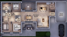 MAISON CONTEMPORAINE PLAIN PIED - 114 m² - GRAND CHAMP CENTRE