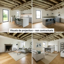 Maison à vendre 3 pièces MAREIL SUR LOIR (72)