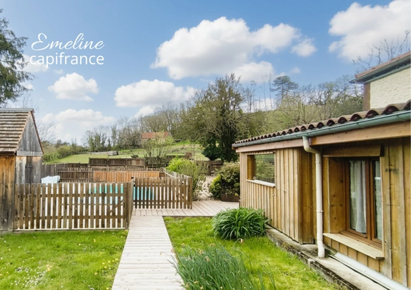 Maison en pierre + gîte haut de gamme avec piscine, spa et sauna – Périgord Noir, proche Sarlat