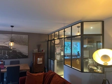 Maison d’architecte vie de plain pied chambre parentale  en RDC  avec piscine chauffée proche plages  ARRADON (56)
