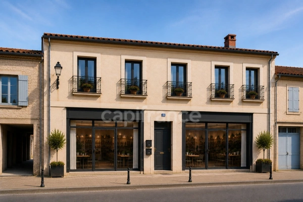 Immeuble de caractère avec revenus locatifs et fort potentiel – Centre Rieumes