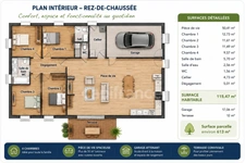 villa neuve T4 + garage RE2020 disponible à partir d'octobre 2026