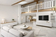 Maison de type appartement avec balcon 