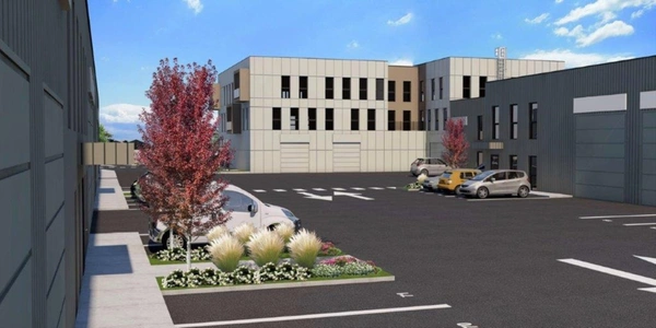 Local d'activité à louer DECINES CHARPIEU (69), local de 325 m² dont 237 m² d'activité, 44 m² de bureaux au RDC et 44 m² de mezzanine + 3 stationnements