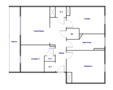  Achat Appartement T3 Grenoble – 3 Pièces Traversant Est-Ouest avec Balcon, Cave & Parking