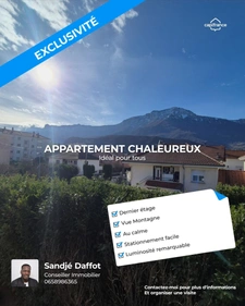 Appartement à vendre 4 pièces ECHIROLLES (38)